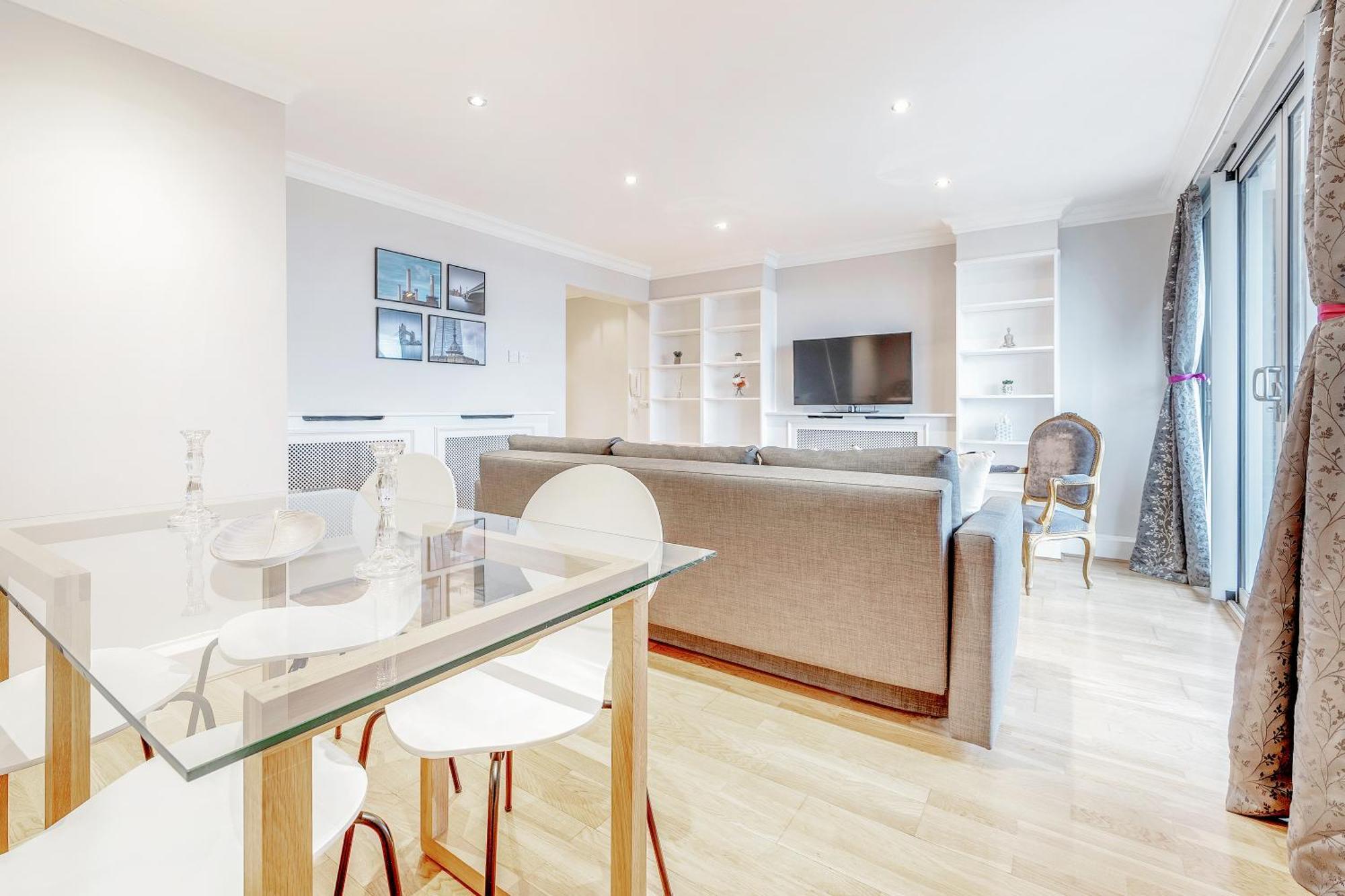 런던 Stunning Flat On King'S Road, Chelsea With Balcony 아파트 외부 사진